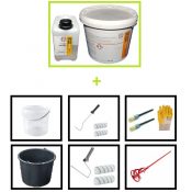 Complete set garagevloer coating Grouttech – Zijdemat