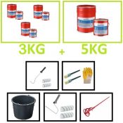 Complete set garagevloer coating Remmers – Zijdeglans