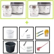 Complete set garagevloer coating Arturo – Zijdemat